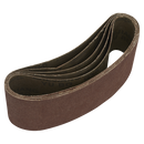 Sealey SB120457 Sanding Belt 76 x 457mm 120Grit Pack of 5