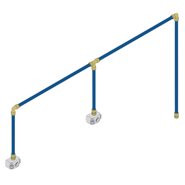 Sealey SBAKIT228 SharkBite® 12m 2-Drop Air Supply System Kit 28mm