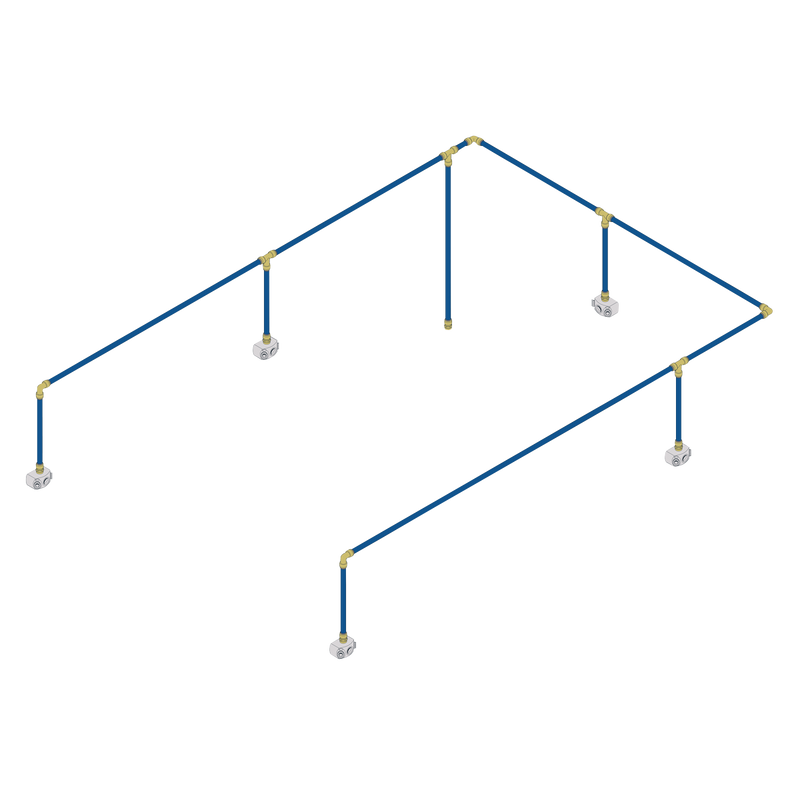 Sealey SBAKIT528 SharkBite® 36m 5-Drop Air Supply System Kit 28mm