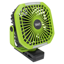 Sealey SCF8WL Portable Clip Fan with Worklight 8" 4 Speeds