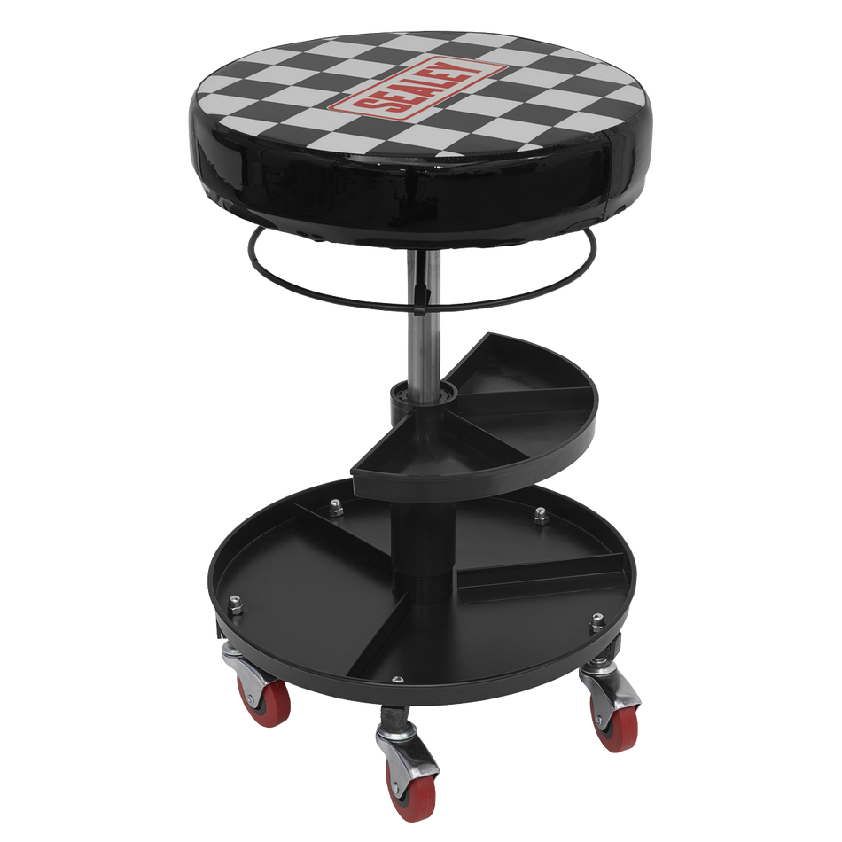 Sealey SCR15COMBO SCR15 Mechanic's Seat and Tool Tray Combo