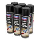 Sealey SCS065 Gloss Lacquer 500ml, Clear - Pack of 6
