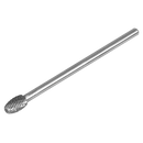 Sealey SDB04XL Tungsten Carbide Rotary Burr Extra-Long Oval 10mm
