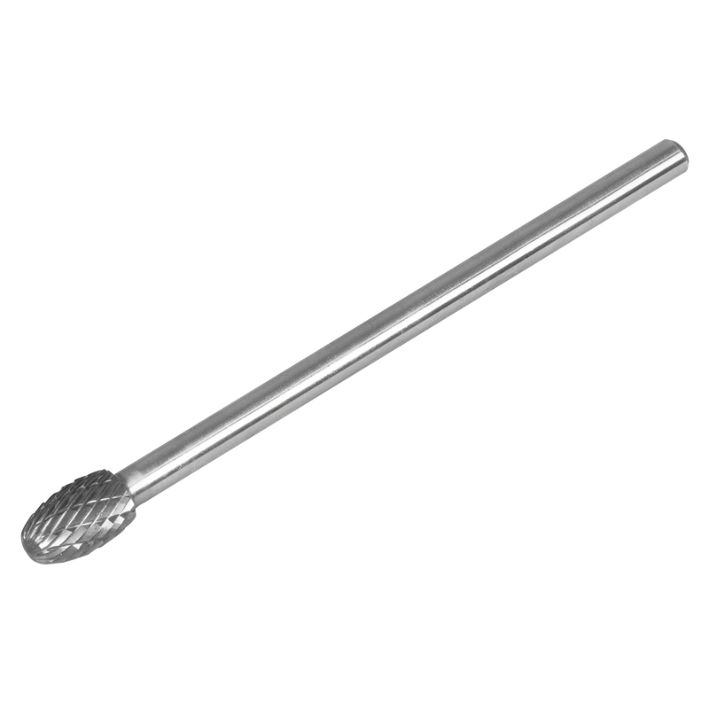 Sealey SDB04XL Tungsten Carbide Rotary Burr Extra-Long Oval 10mm