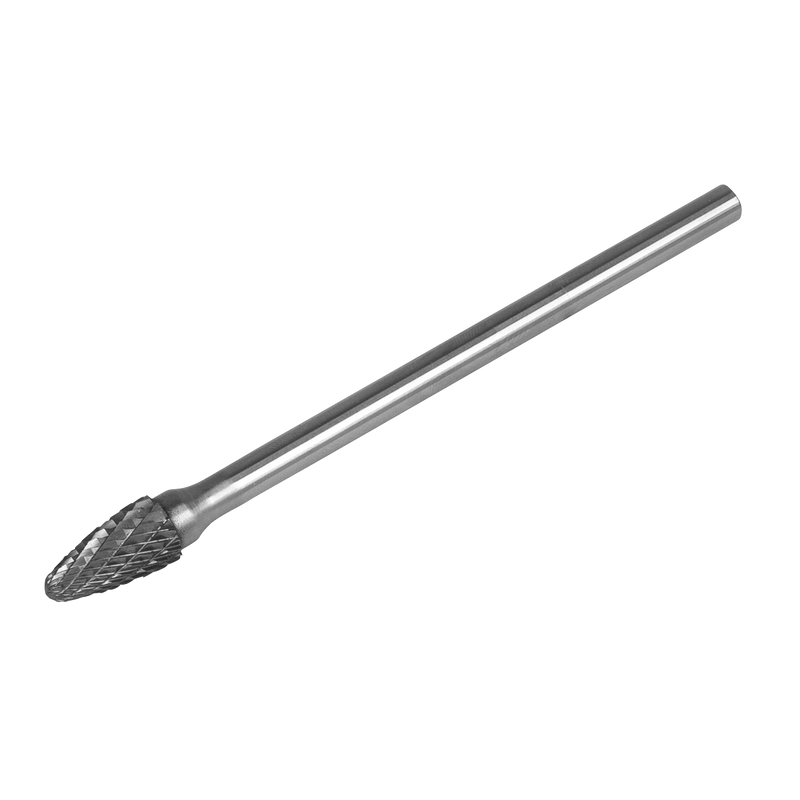 Sealey SDB05XL Tungsten Carbide Rotary Burr Extra-Long Arc Round Nose 10mm