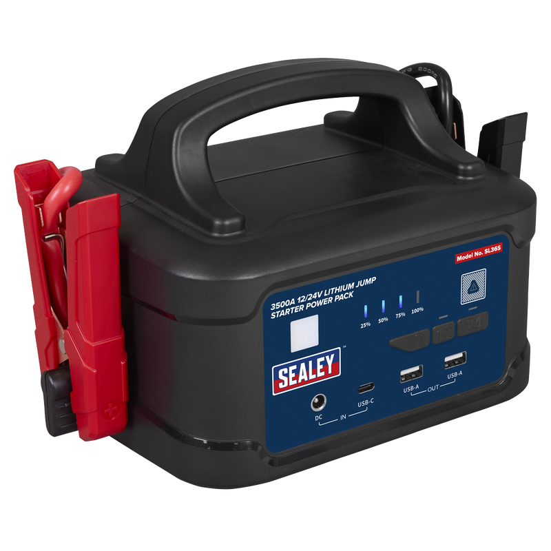 Sealey SL36S 3500A 12/24V Lithium Jump Starter Power Pack