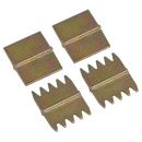 Sealey SR7074 Scutch Blades 25mm - Pack of 4