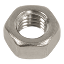 Sealey SS5 Stainless Steel Nut M5 A2, DIN 934 - Pack of 100