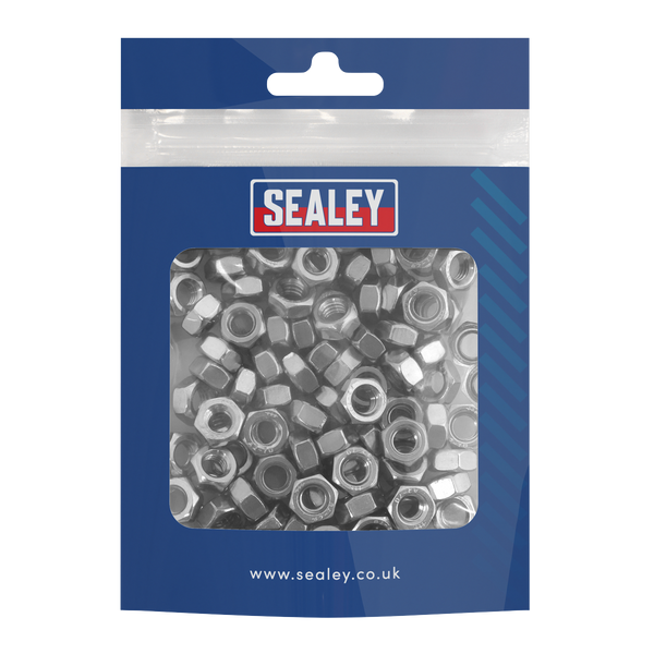 Sealey SS6 Stainless Steel Nut Din 934  M6 - Pack of 100