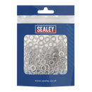 Sealey SSW5 Stainless Steel Flat Washer M5 A2, DIN 125 - Pack of 100