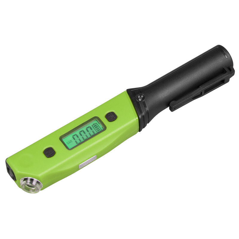 Sealey TSTPL01 2-in-1 Tyre Pressure Gauge & Pen Light