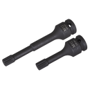 Sealey VS0100 M12 Wheel Bearing Hub Spline Socket Bits for VAG 2pc