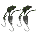 Sealey VS0114 Parts Hanger/Tie Down Ratchet 2m with S-Shaped Hooks - Pack of 2