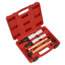 Sealey VS1543 Valve Collet Remover/Installer Lapping Set 5pc