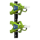 Sealey VS2003HVCOMBO Axle Stand & Axle Stand Storage Rack Combo 3 Tonne - Hi-Vis Green