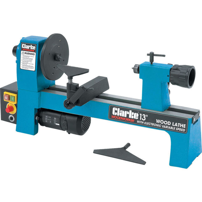 Clarke 6501660 CWL325V 13" Wood Lathe with Electronic Variable Speed