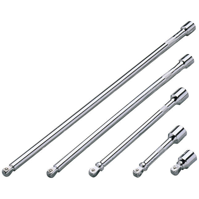 Clarke 1700455 PRO55 5 piece 1/2" Drive Wobble Bar Extension Set