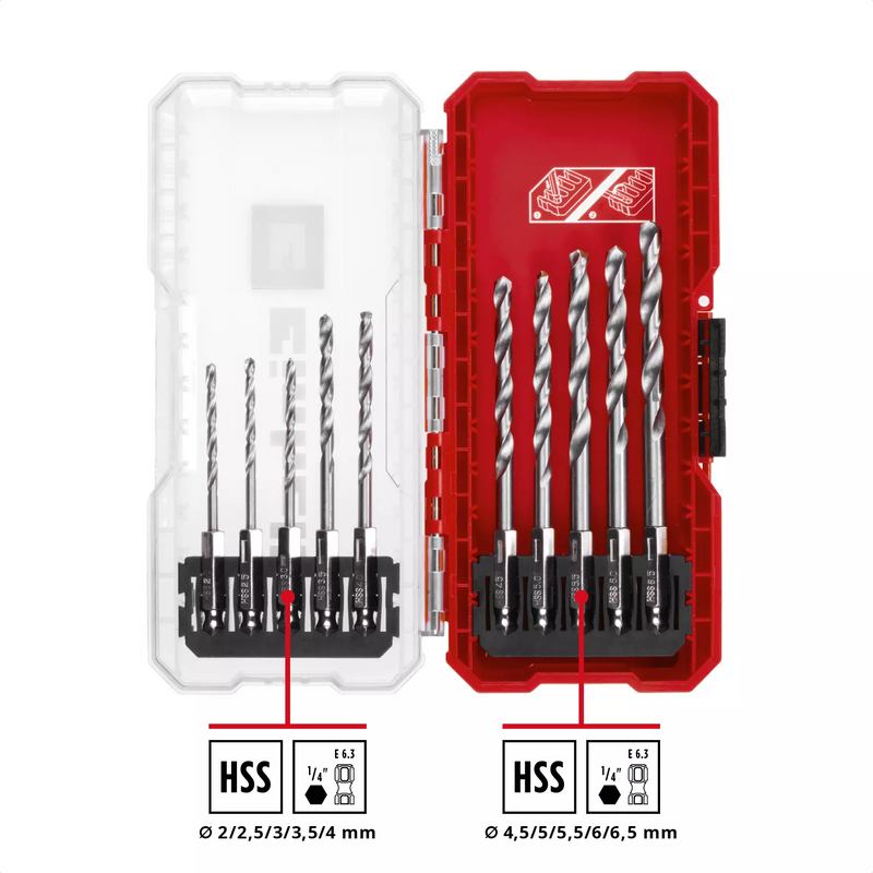 Einhell 49108788 XL-CASE Box Set 95pcs LS Bit-drill-nut set