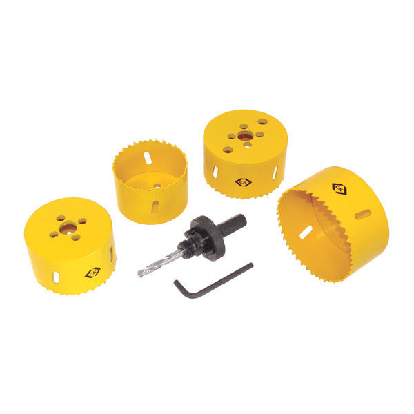 C. K Tools 424046 Hole Saw Kit 6 pc Downlight