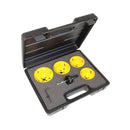 C. K Tools 424046 Hole Saw Kit 6 pc Downlight