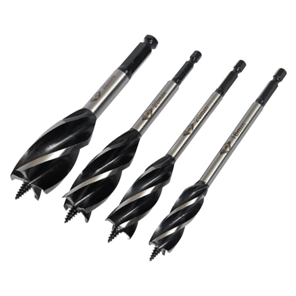 C. K Tools T2943S4 Fast4 Wood Drill Bit Set of 4