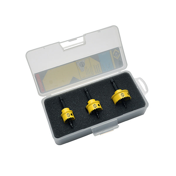 C. K Tools T3213 Sheet Steel Holesaw Set 20, 25 & 32mm