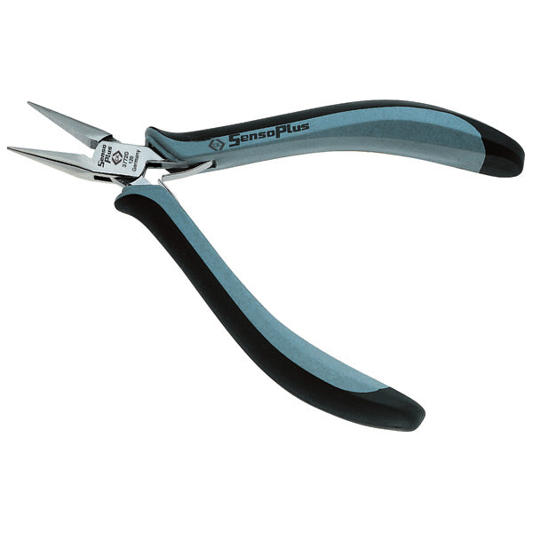 C. K Tools T3772 1D120 SensoPlus ESD Snipe Nose Plier 120mm Serrated Jaws
