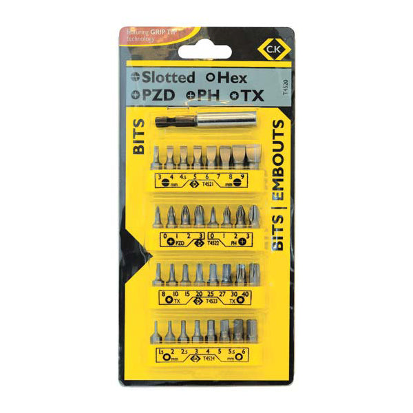 C. K Tools T4520 Bit Set (25mm) 33 Piece