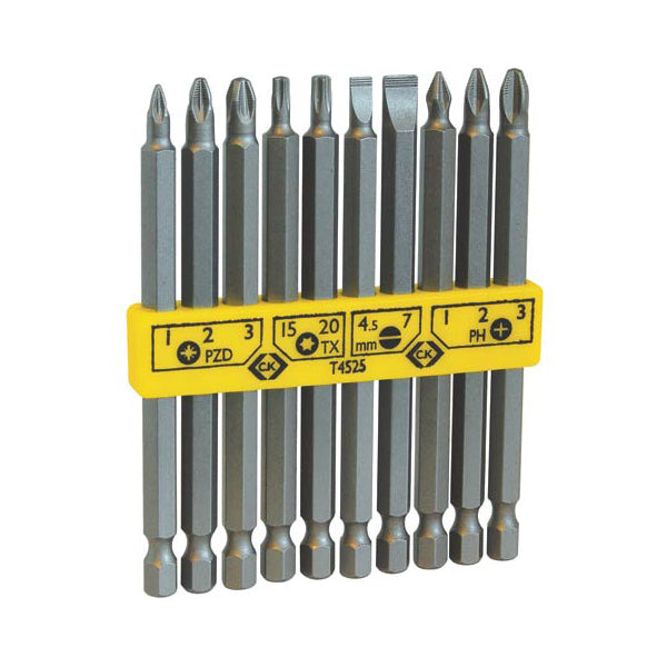 C. K Tools T4525 Bit Set (100mm) 10 Piece