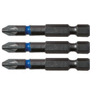 C. K Tools T4560 PZ1LD Blue Steel Screwdriver Bit 50mm PZ1 Cd/3