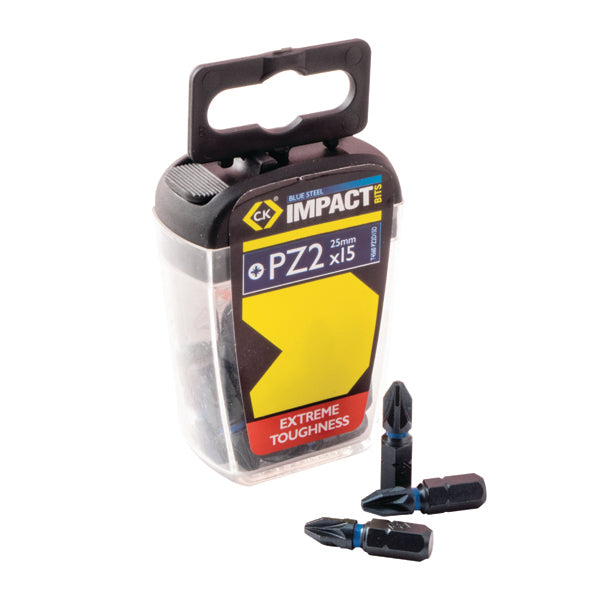 C. K Tools T4560 PZ2D Blue Steel Screwdriver Bit 25mm PZ2 Cd/3
