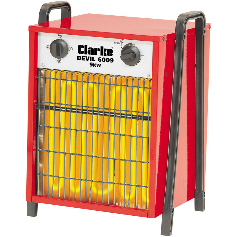 Clarke 6925230 Devil 6009 9kW Industrial Electric Fan Heater (400V)