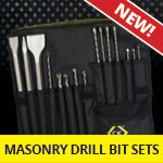 C. K Tools T3133 SDS Concrete Drill Bit & Chisel Set of 15