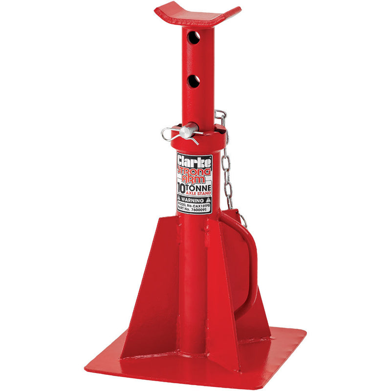 Clarke 7600091 CAX10TPB 10 Tonne Axle Stand (Individual)