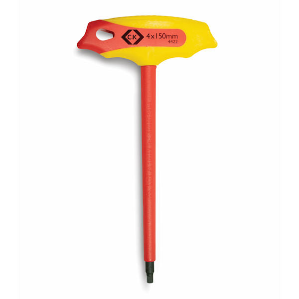 C. K Tools T4422 04 Insulated T Handle Hex Key 4.0mm