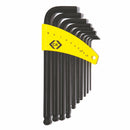 C. K Tools T4443M Ball-ended Long-arm Hexagon Key Set of 10 Metric