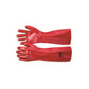 OX Tools OX-S246845 Red PVC Gauntlets - Size 10 (XL)