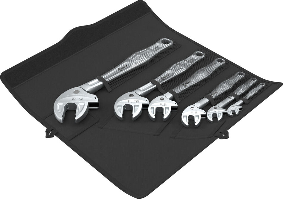 Wera 05020111001 6004 Joker 6 Set 1 Self-setting spanner set, 6 pieces