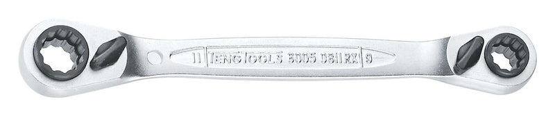 Teng Tools 60051215RX 4 in 1 MultiDrive 12 to 15mm Ratchet Ring Spanner