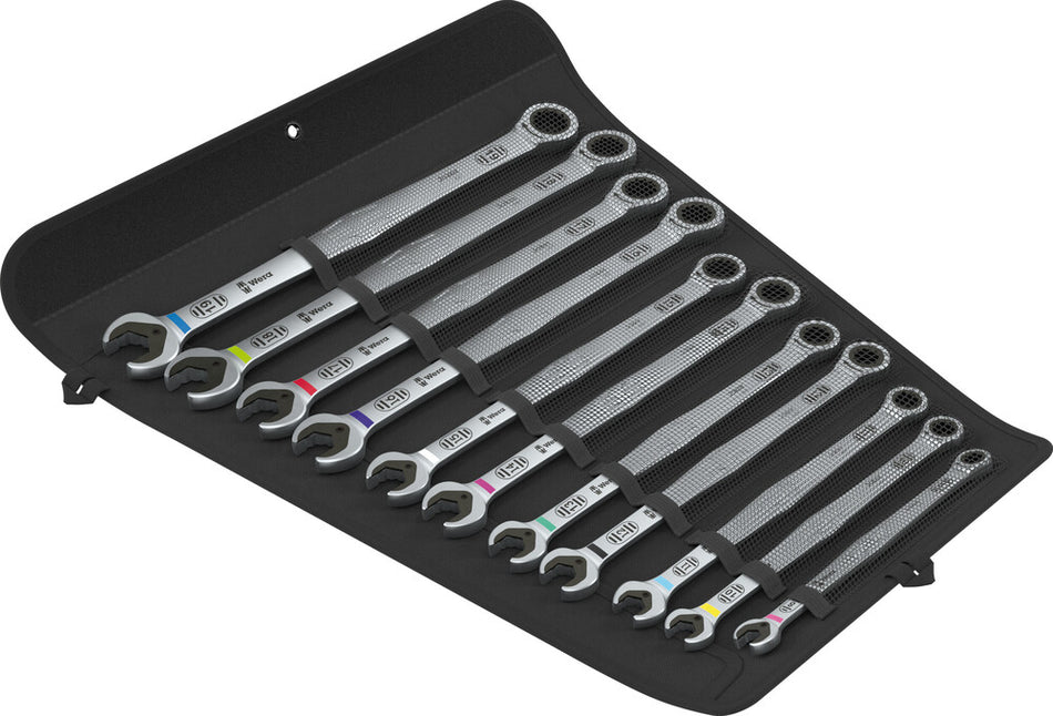 Wera 05020382001 6007 Joker 11 Set 1 Ratcheting combination spanner set, 11 pieces