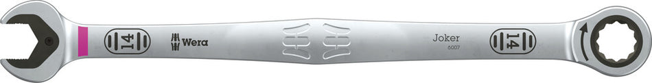 Wera 05020357001 6007 Joker SB Ring ratchet spanner, long design, 14 x 265 mm