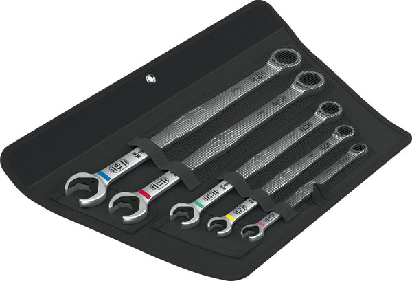 Wera 05020380001 6007 Joker 5 Set 1 Ring ratchet spanner set, 5pc