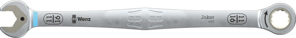 Wera 05020367001 6007 Joker Ratcheting combination spanner SB, long design, imperial, 11/16" x 334 mm