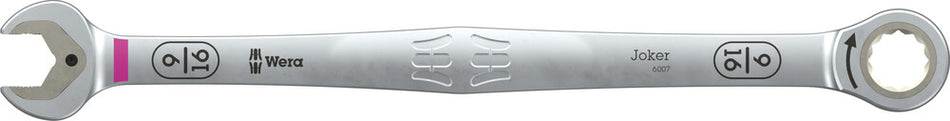 Wera 05020365001 6007 Joker Ratcheting combination spanner SB, long design, imperial, 9/16" x 265 mm