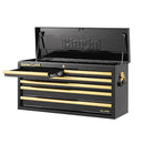 Clarke 7638601 CBB306BGC Large Heavy Duty 6 Drawer Tool Chest (Black & Gold)