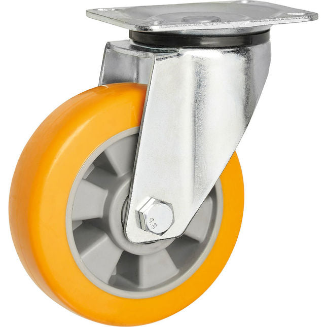 Clarke 4200296 ML125SPU 125mm PU Swivel Castor (250kg)