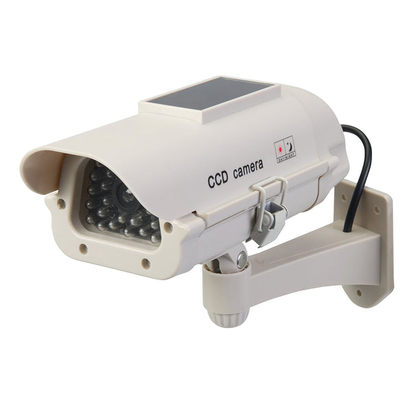 Silverline 614458 Solar-Powered Dummy CCTV Camera with LED