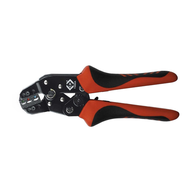 C. K Tools T3680A Ratchet Crimper Pliers Insul Terminal .25-2.5mm 2K