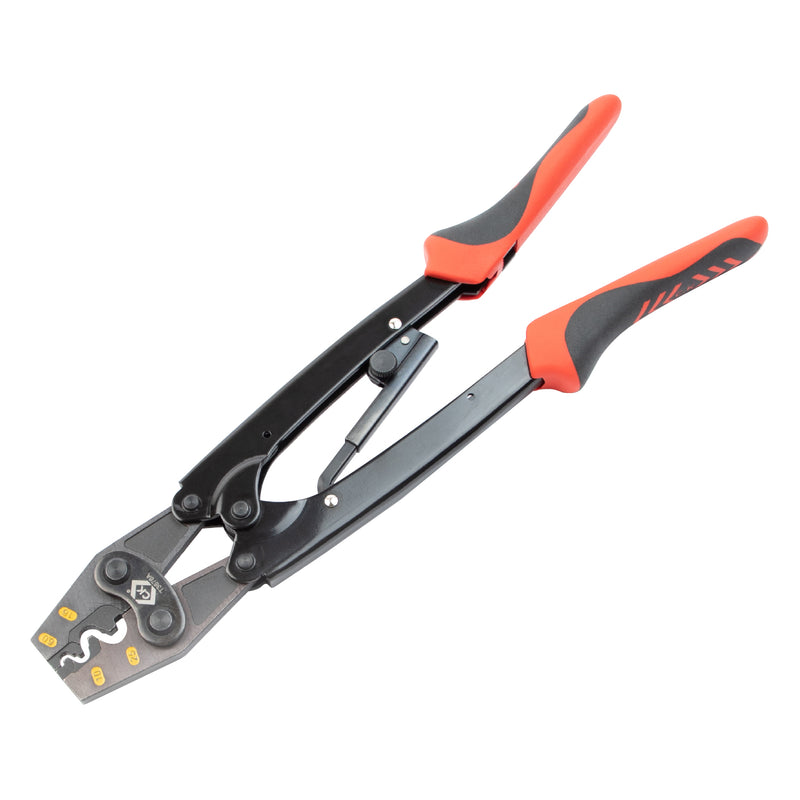 C. K Tools T3676A Ratchet Crimper Plier Bell Mouth 6-25mm 2K
