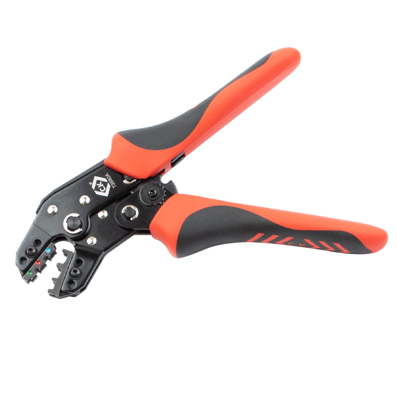 C. K Tools T3680A Ratchet Crimper Pliers Insul Terminal .25-2.5mm 2K